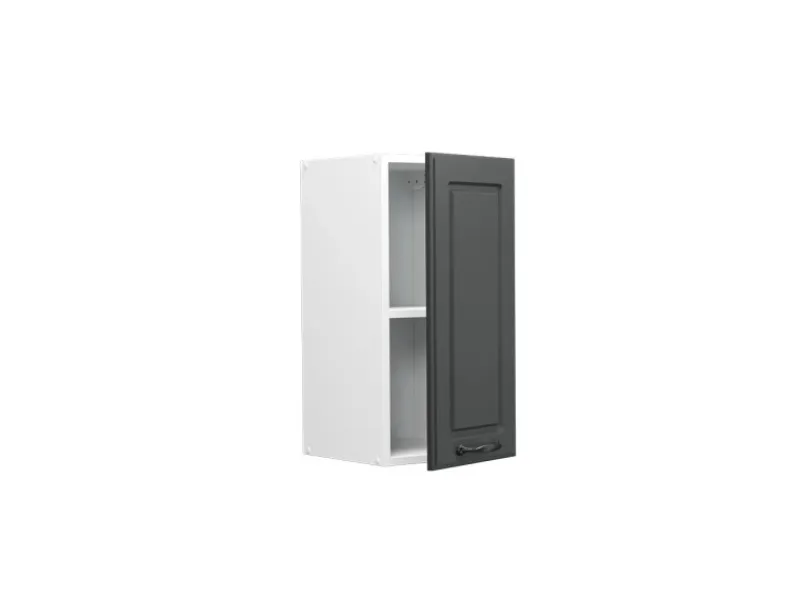 Vicco Hängeschrank R-Line Hängender Küchenschrank Anthrazit Landhaus/Weiß 30 cm< Pfannen|Küchenschränke