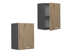 Küchenschränke<Vicco Hängeschrank R-Line Hängender Küchenschrank Artisan-Eiche/Anthrazit 45 cm