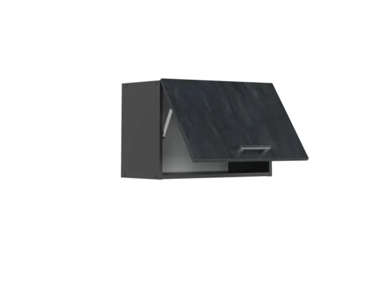 Vicco Hängeschrank R-Line Hängender Küchenschrank Schwarz Beton/Anthrazit 60 cm Flach< Küchenschränke