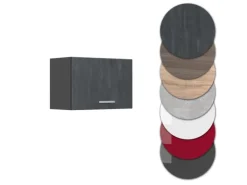 Vicco Hängeschrank R-Line Hängender Küchenschrank Schwarz Beton/Anthrazit 60 cm Flach< Küchenschränke