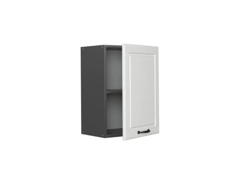 Vicco Hängeschrank R-Line Hängender Küchenschrank Landhaus/Anthrazit 45 cm Weiß