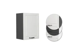 Vicco Hängeschrank R-Line Hängender Küchenschrank Landhaus/Anthrazit 45 cm Weiß