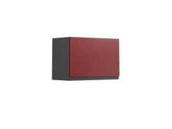 New Vicco Hängeschrank R-Line Hängender Küchenschrank /Anthrazit 60 cm J-Shape Flach Rot
