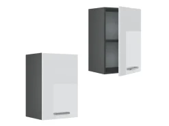 Vicco Hängeschrank R-Line Hängender Küchenschrank Hochglanz/Anthrazit 40 cm< Küchenschränke