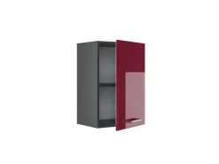 Küchenschränke<Vicco Hängeschrank R-Line Hängender Küchenschrank Bordeaux Hochglanz/Anthrazit 40 cm