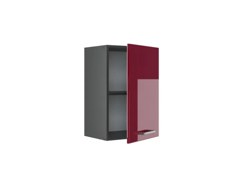 Küchenschränke<Vicco Hängeschrank R-Line Hängender Küchenschrank Bordeaux Hochglanz/Anthrazit 40 cm