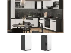 Vicco Hängeschrank R-Line Hängender Küchenschrank /Anthrazit 30 cm J-Shape< Küchenschränke