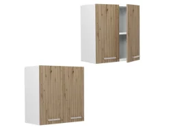 New Vicco Hängeschrank R-Line Hängender Küchenschrank Artisan-Eiche/Weiß 60 cm Artisan Eiche