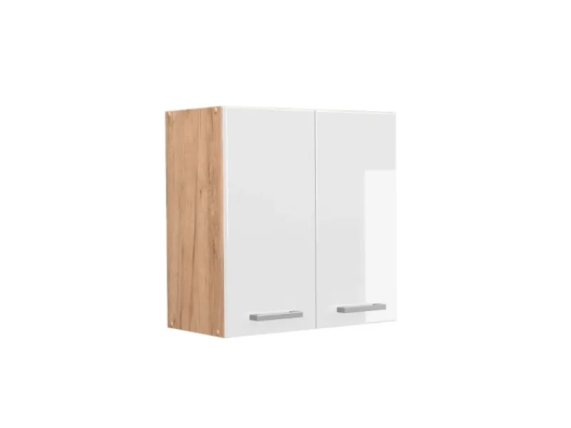 Küchenschränke<Vicco Hängeschrank R-Line Hängender Küchenschrank Hochglanz/Goldkraft Eiche 60 cm