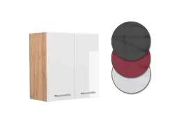 Küchenschränke<Vicco Hängeschrank R-Line Hängender Küchenschrank Hochglanz/Goldkraft Eiche 60 cm