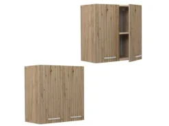 Vicco Hängeschrank R-Line Hängender Küchenschrank Artisan-Eiche/Goldkraft Eiche 60 cm< Küchenschränke