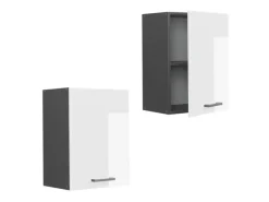 Küchenschränke<Vicco Hängeschrank R-Line Hängender Küchenschrank Hochglanz/Anthrazit 45 cm