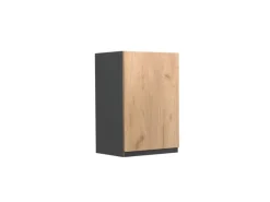 Hot Vicco Hängeschrank R-Line Hängender Küchenschrank Goldkraft /Anthrazit 40 cm J-Shape Eiche