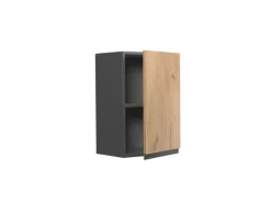 Hot Vicco Hängeschrank R-Line Hängender Küchenschrank Goldkraft /Anthrazit 40 cm J-Shape Eiche