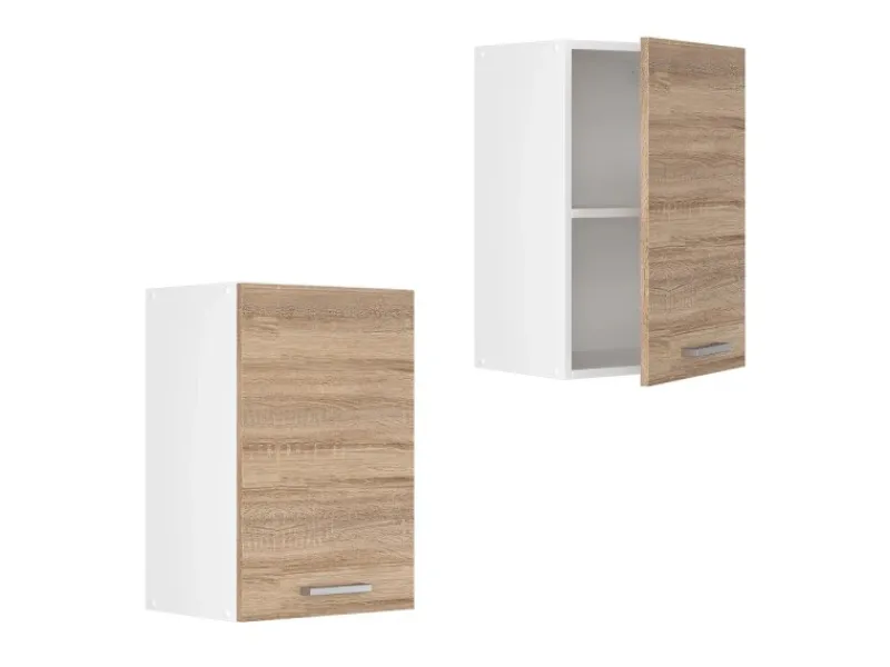 Vicco Hängeschrank R-Line Hängender Küchenschrank Sonoma/Weiß 40 cm< Küchenschränke