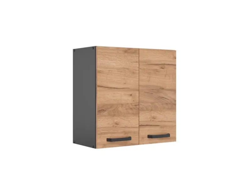 Vicco Hängeschrank R-Line Hängender Küchenschrank Goldkraft /Anthrazit 60 cm< Küchenschränke