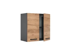 Vicco Hängeschrank R-Line Hängender Küchenschrank Goldkraft /Anthrazit 60 cm< Küchenschränke