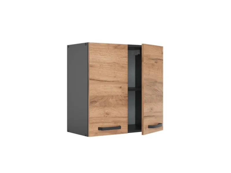 Vicco Hängeschrank R-Line Hängender Küchenschrank Goldkraft /Anthrazit 60 cm< Küchenschränke