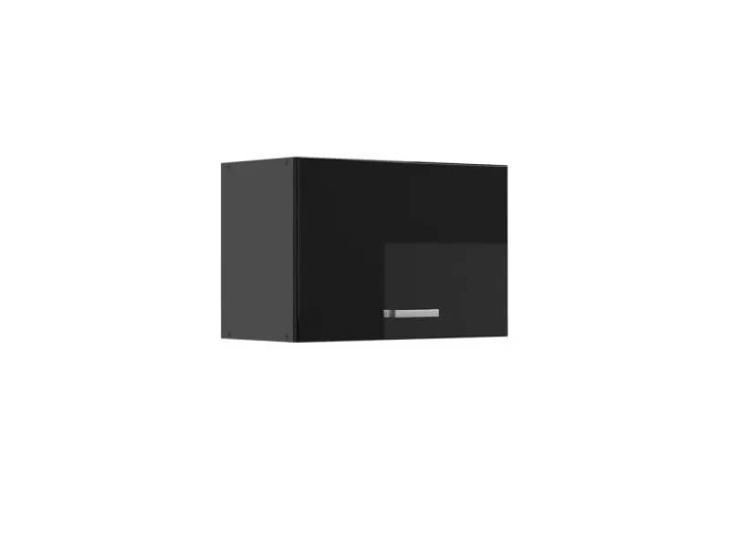 Hot Vicco Hängeschrank R-Line Hängender Küchenschrank Schwarz Hochglanz/Anthrazit 60 cm Flach Schwarz Glänzend