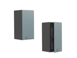 Best Vicco Hängeschrank R-Line Hängender Küchenschrank Blau-Grau/Anthrazit 30 cm Blaugrau