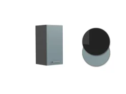 Best Vicco Hängeschrank R-Line Hängender Küchenschrank Blau-Grau/Anthrazit 30 cm Blaugrau