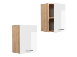 Küchenschränke<Vicco Hängeschrank R-Line Hängender Küchenschrank Hochglanz/Goldkraft Eiche 45 cm