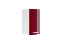Vicco Hängeschrank R-Line Hängender Küchenschrank Bordeaux Hochglanz/Weiß 30 cm< Pfannen|Küchenschränke