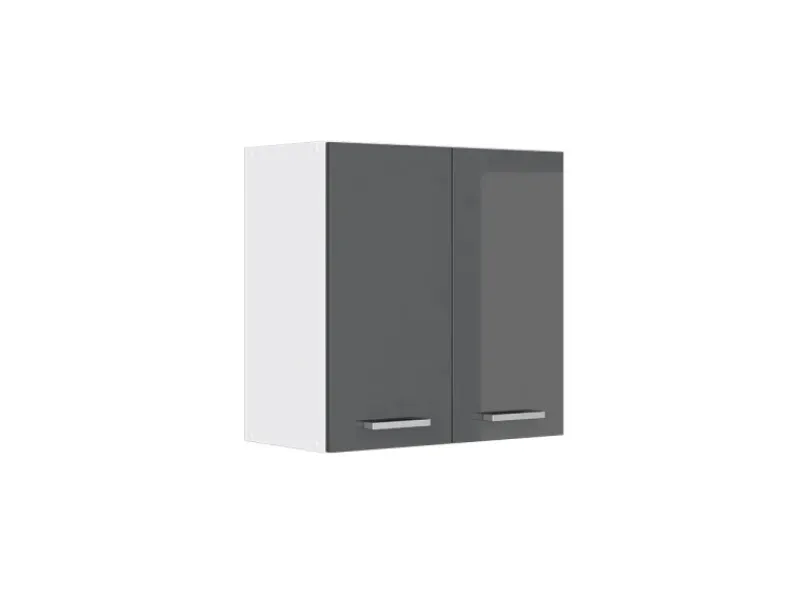 Best Vicco Hängeschrank R-Line Hängender Küchenschrank Hochglanz/Weiß 60 cm Anthrazit