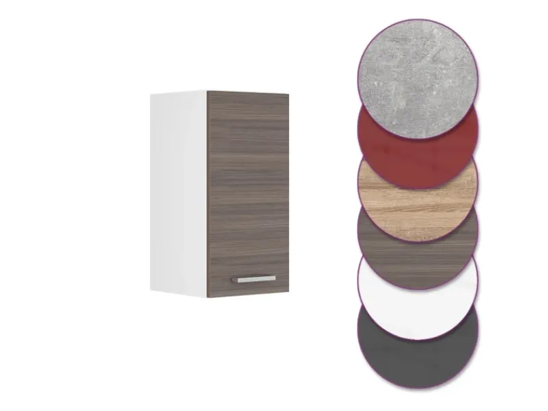 Hot Vicco Hängeschrank R-Line Hängender Küchenschrank Grau/Weiß 30 cm Edelgrau
