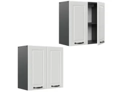 Küchenschränke<Vicco Hängeschrank R-Line Hängender Küchenschrank Landhaus/Anthrazit 60 cm