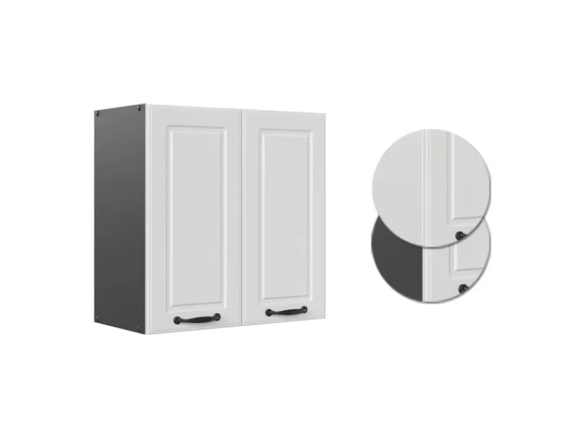 Küchenschränke<Vicco Hängeschrank R-Line Hängender Küchenschrank Landhaus/Anthrazit 60 cm