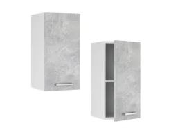 Vicco Hängeschrank R-Line Hängender Küchenschrank /Weiß 30 cm< Pfannen