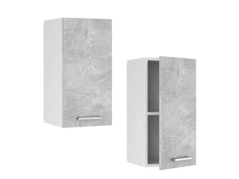 Vicco Hängeschrank R-Line Hängender Küchenschrank /Weiß 30 cm< Pfannen