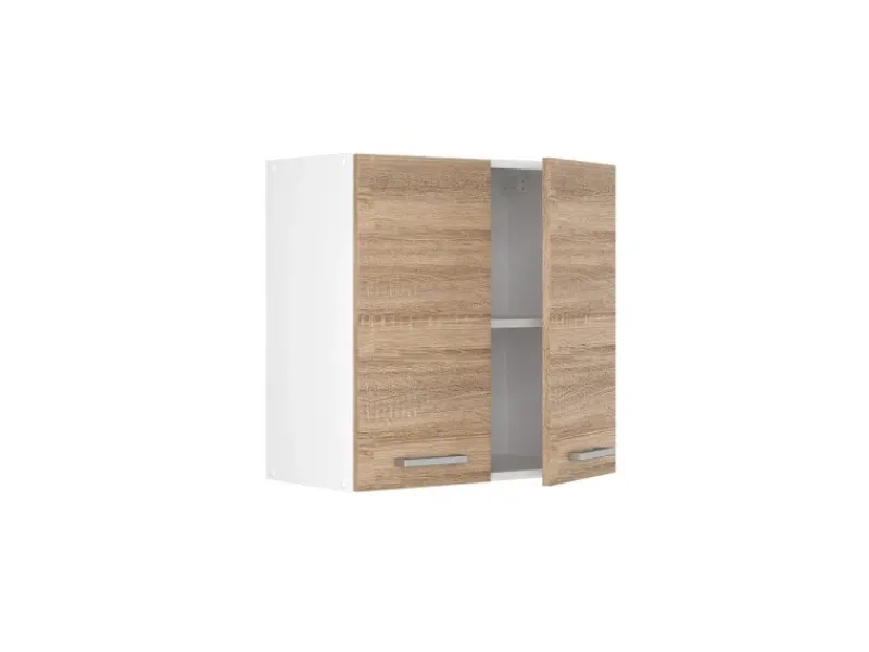 Vicco Hängeschrank R-Line Hängender Küchenschrank Sonoma/Weiß 60 cm< Küchenschränke
