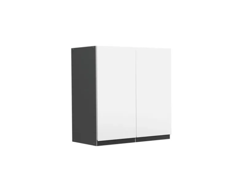 Clearance Vicco Hängeschrank R-Line Hängender Küchenschrank /Anthrazit 60 cm J-Shape Weiß