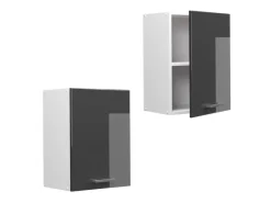 Küchenschränke|Einbauküchen<Vicco Hängeschrank R-Line Hängender Küchenschrank Hochglanz/Weiß 45 cm