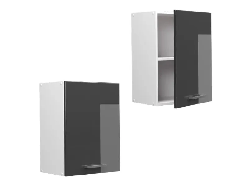 Küchenschränke|Einbauküchen<Vicco Hängeschrank R-Line Hängender Küchenschrank Hochglanz/Weiß 45 cm