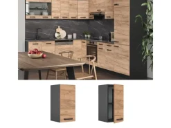 Pfannen|Küchenschränke<Vicco Hängeschrank R-Line Hängender Küchenschrank Goldkraft /Anthrazit 30 cm