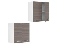 Vicco Hängeschrank R-Line Hängender Küchenschrank Grau/Weiß 60 cm< Küchenschränke