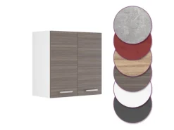 Vicco Hängeschrank R-Line Hängender Küchenschrank Grau/Weiß 60 cm< Küchenschränke