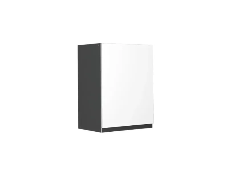 Outlet Vicco Hängeschrank R-Line Hängender Küchenschrank /Anthrazit 45 cm J-Shape Weiß