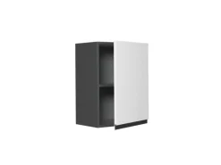 Outlet Vicco Hängeschrank R-Line Hängender Küchenschrank /Anthrazit 45 cm J-Shape Weiß