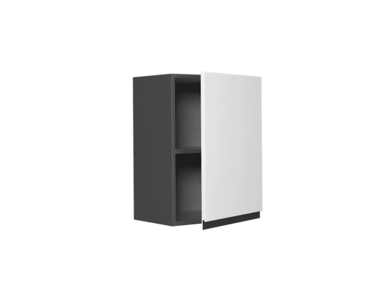 Outlet Vicco Hängeschrank R-Line Hängender Küchenschrank /Anthrazit 45 cm J-Shape Weiß
