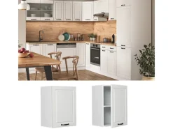 Best Vicco Hängeschrank R-Line Hängender Küchenschrank Landhaus/ 45 cm Weiß