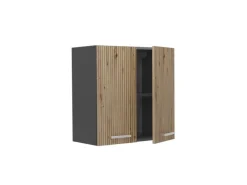 Vicco Hängeschrank R-Line Hängender Küchenschrank Artisan-Eiche/Anthrazit 60 cm< Küchenschränke