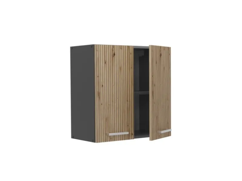 Vicco Hängeschrank R-Line Hängender Küchenschrank Artisan-Eiche/Anthrazit 60 cm< Küchenschränke