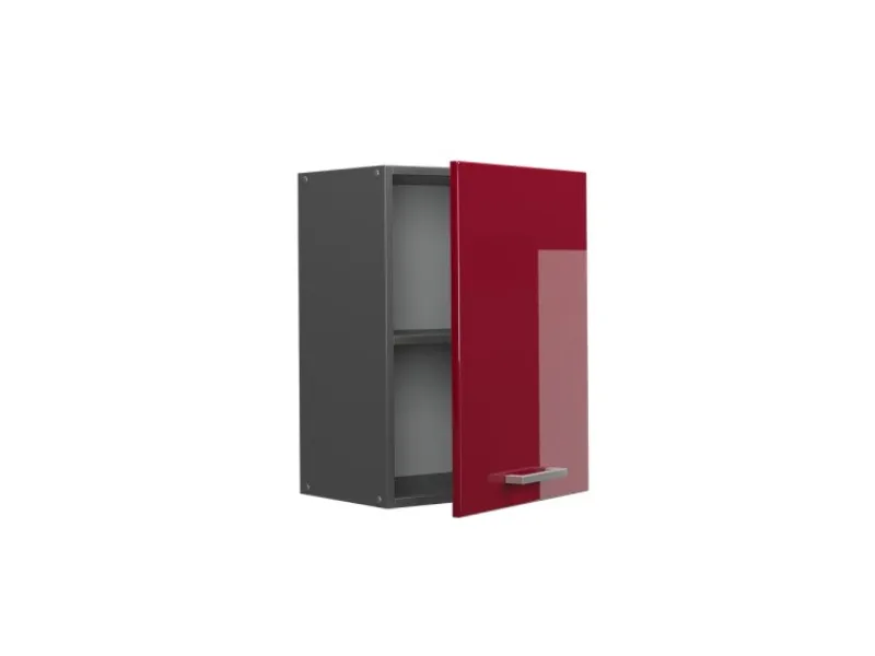 Küchenschränke<Vicco Hängeschrank R-Line Hängender Küchenschrank Bordeaux Hochglanz/Anthrazit 45 cm