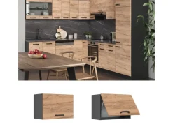 Küchenschränke|Einbauküchen<Vicco Hängeschrank R-Line Hängender Küchenschrank Goldkraft /Anthrazit 60 cm Flach
