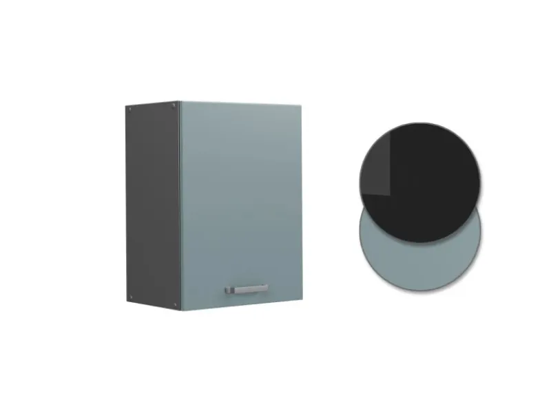 Küchenschränke<Vicco Hängeschrank R-Line Hängender Küchenschrank Blau-Grau/Anthrazit 45 cm