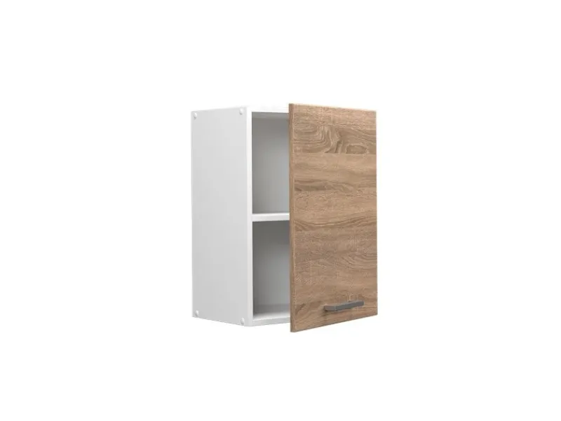 Küchenschränke<Vicco Hängeschrank R-Line Hängender Küchenschrank Sonoma/Weiß 45 cm